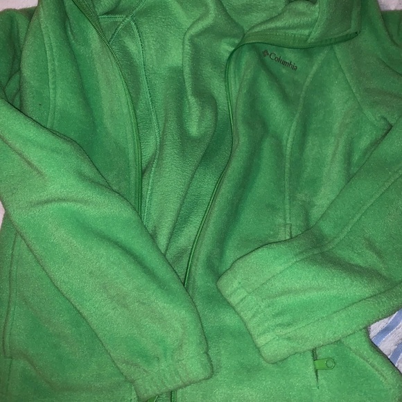Green Columbia Zip Up Jacket - Picture 2 of 3